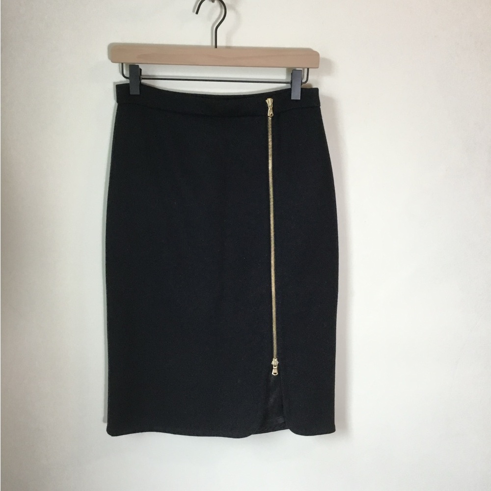 J.‎ Crew Wool Zip Pencil Skirt